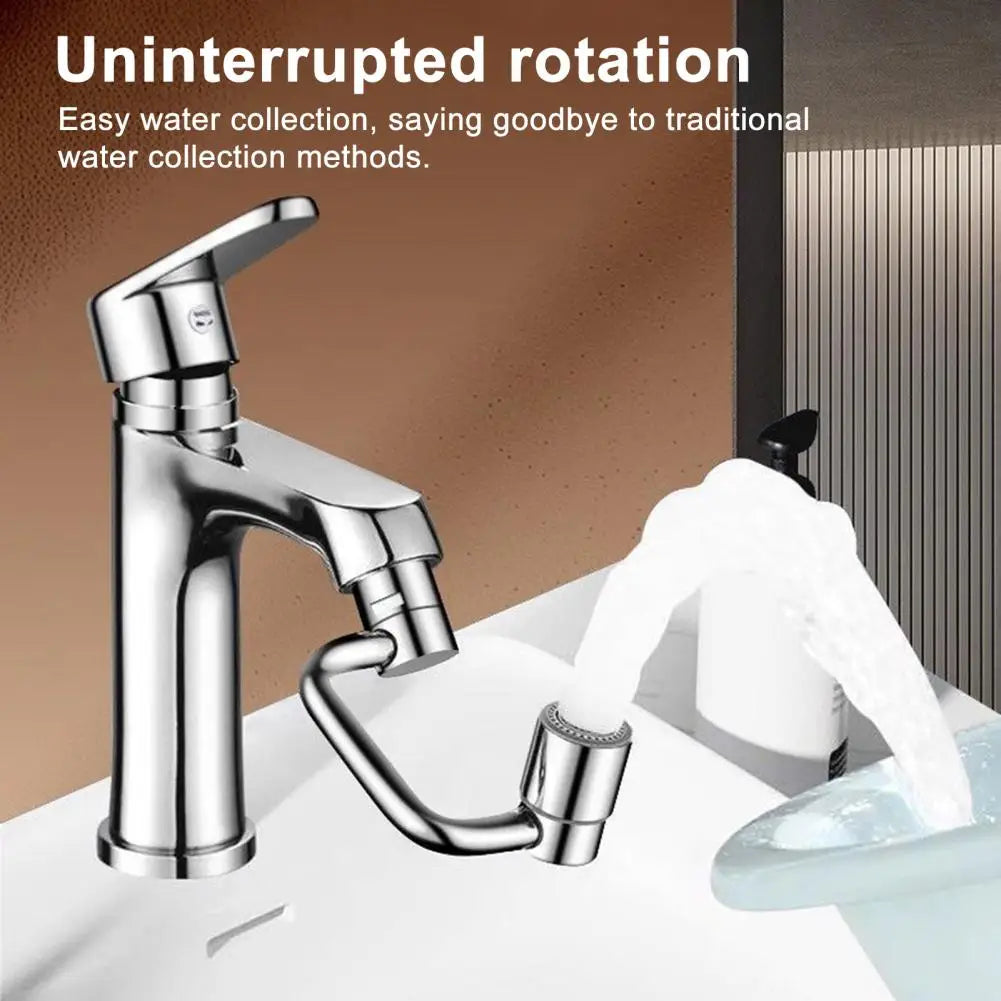Rotatable Mechanical Arm Faucet, Multi-Functional Adapter Head For Sinks