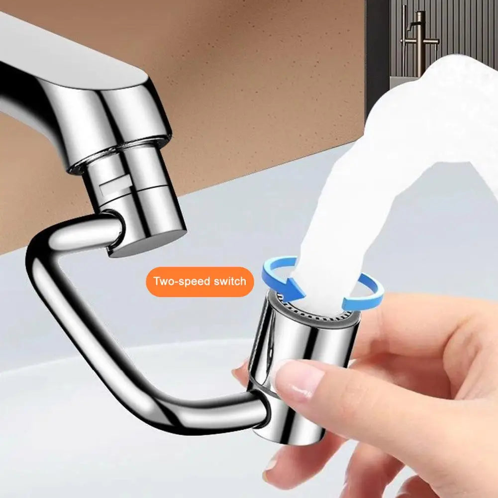 Rotatable Mechanical Arm Faucet, Multi-Functional Adapter Head For Sinks