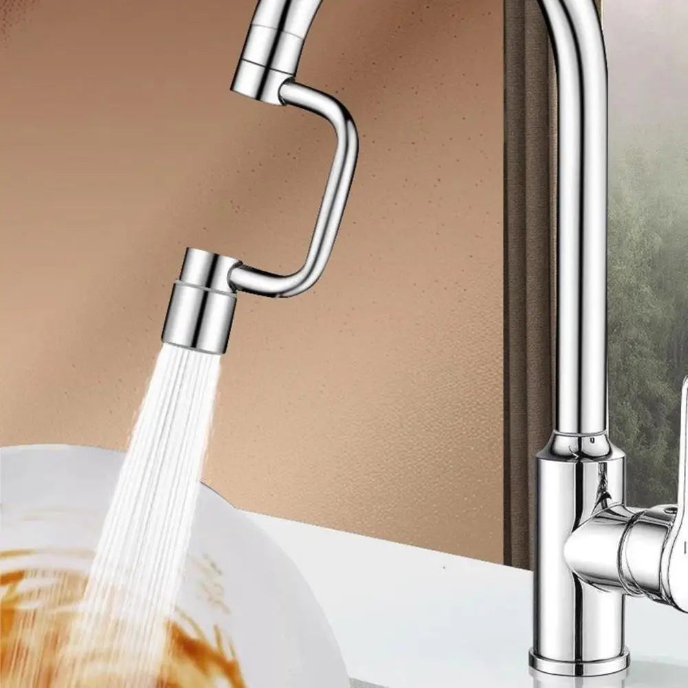 Rotatable Mechanical Arm Faucet, Multi-Functional Adapter Head For Sinks